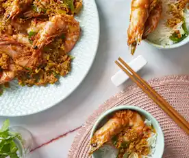 Kam Heong (Golden Fragrance) Prawns