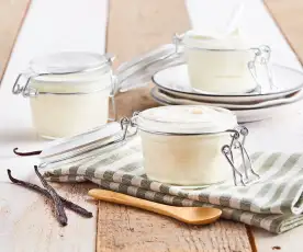 Cremoso di soia alla vaniglia (con fermenti per yogurt)