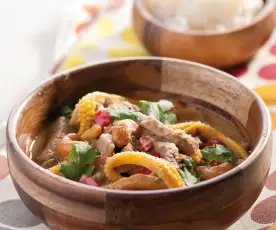 Rindfleisch-Curry mit Tamarinde und Klebreis