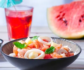 Insalata di pesce esotica