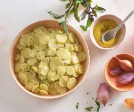 Sliced Potato Salad with Herb Vinaigrette (TM6)