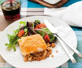 Cheddar Cheese and Lamb Shepherd's Pie