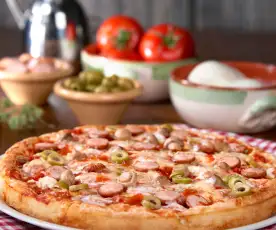 Pizza "come in pizzeria" (senza glutine)