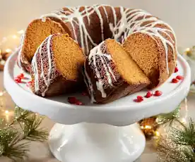 Spiced Butternut Squash Bundt Cake with Maple Glaze