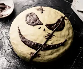 Gâteau d'Halloween au potiron