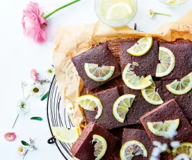 Gâteau au chocolat et citron