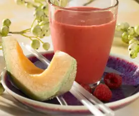 Melonen-Himbeer-Smoothie