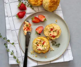 Strawberry and thyme butter