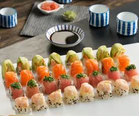 Bombones de sushi