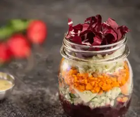 Salade en verrines