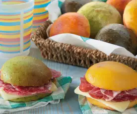 Sandwich colorati