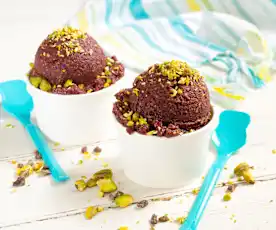 Cherry-Cacao Sorbet