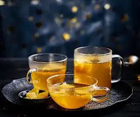 Weisser Glühwein