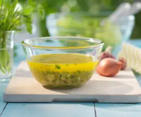 Salatsauce für Blattsalate