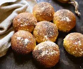 Pain marguerite pavot et curry