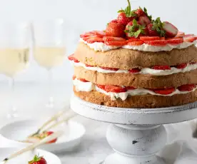 草莓夾心蛋糕