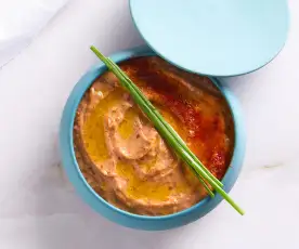 Hummus di cannellini e cipolla di Tropea