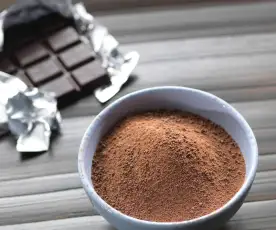 Finely Chopped Chocolate Powder