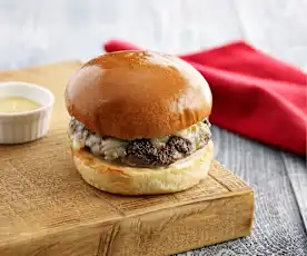 Mushroom and Beef Burger
