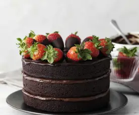 Trojitý čokoládový dort