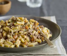 Beef-Ragout with Macaroni
