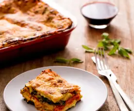 Spinach, Tomato And Cheese Lasagne