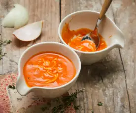 Soupe de tomate aux vermicelles