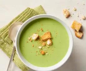 Spring Pea Green Soup