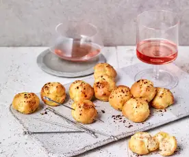 Lynette MacDonald's Bacon and three cheese gougères