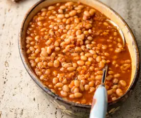 Slow Cooked Beans with Cider