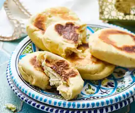 Batbout au fromage