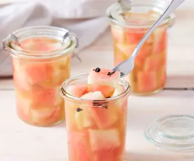 Pickled Watermelon Rind