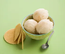 Sorbet poire avec morceaux