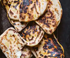 Cheese naan indien