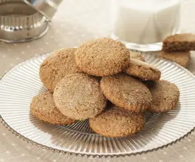 Honig-Vollkorn-Cookies