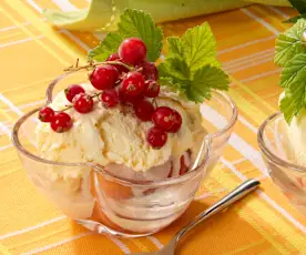 Coppa gelato alla pesca