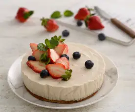 草莓乳酪蛋糕(無麩質)