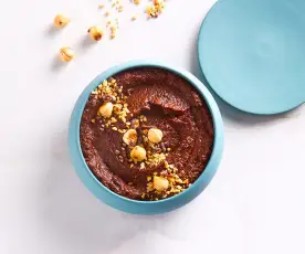 Hummus dolce cioccolato e nocciole