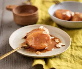 Sous-vide Pears with Cinnamon Sauce