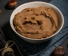 Crema de castañas con vainilla