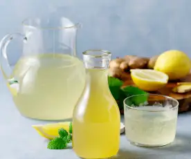 Süßer Ingwer-Zitronen-Sirup
