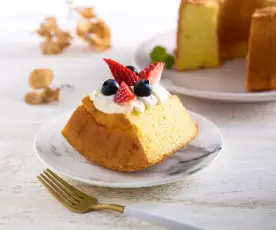 柳橙戚風蛋糕(無麩質)