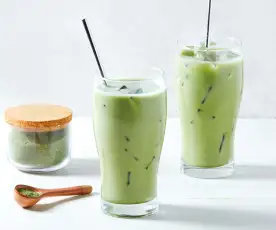 Boosted Iced Matcha Latte