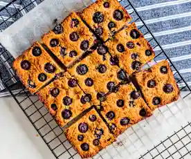 Blueberry blondies