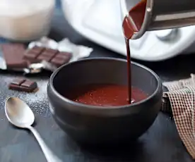 La sauce au chocolat