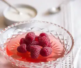 Rosé and Raspberry Jelly