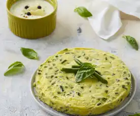 Sformato di fagiolini con salsa al pecorino (Bimby Friend)