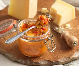 Erfrischendes Kohlrabi-Tomaten Chutney
