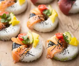 Donas de sushi