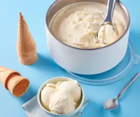 Crème glacée double vanille